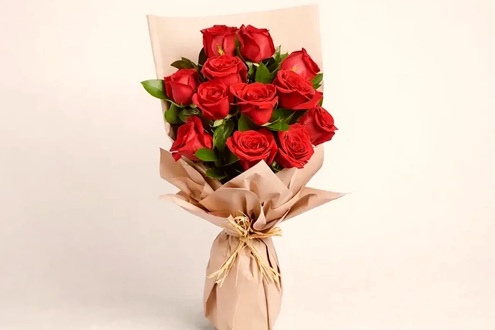 Buquê de Rosas Colombianas com 12 botões